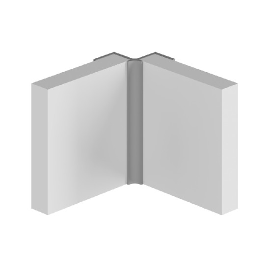 Multipanel Wall Panel Profile Type A - Internal Corner Profile White Multipanel Wall Panel Profile Type A - Internal Corner Profile White
