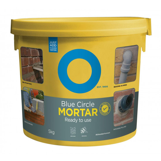 Blue Circle Ready to Use Mortar Mix In Tub 5kg Blue Circle Ready to Use Mortar Mix In Tub 5kg