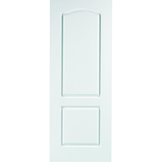 Premdor Arch Top 2 Panel White Grained FD30 Door 1981 x 762 x 44mm Premdor Arch Top 2 Panel White Grained FD30 Door 1981 x 762 x 44mm