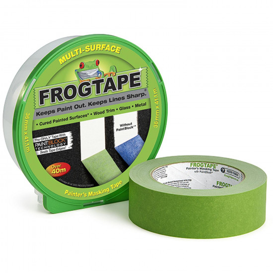 FrogTape MULTI-SURFACE Green Masking Tape - 36mm x 41.1m FrogTape MULTI-SURFACE Green Masking Tape - 36mm x 41.1m