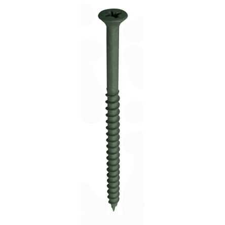 Deck-Tite Outdoor Screw Pozi Countersunk Net-Coat Green Plated 4.5 x 75mm Box... Deck-Tite Outdoor Screw Pozi Countersunk Net-Coat Green Plated 4.5 x 75mm Box...