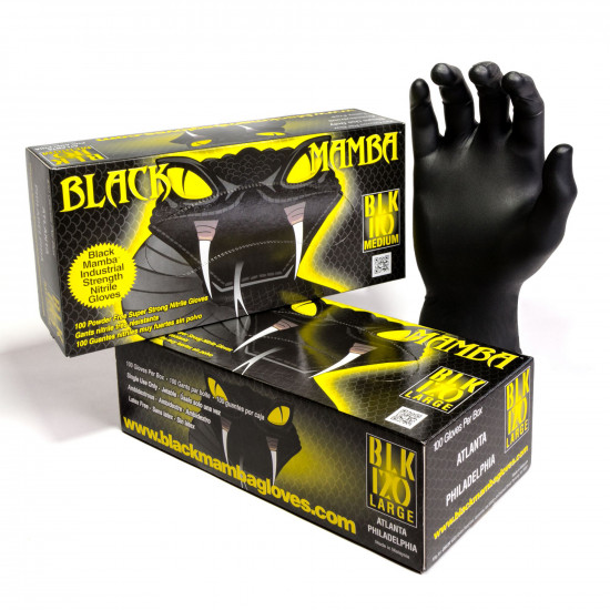 Black Mamba Nitrile Gloves L - Box of 100 Black Mamba Nitrile Gloves L - Box of 100