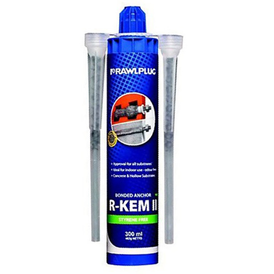 Rawlplug 300ml R-KEM II Polyester Resin Cartridge & Nozzle Rawlplug 300ml R-KEM II Polyester Resin Cartridge & Nozzle