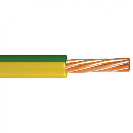 TIME Single Core Conduit Cable 6491X 2.5mm² Green/Yellow 100M TIME Single Core Conduit Cable 6491X 2.5mm² Green/Yellow 100M