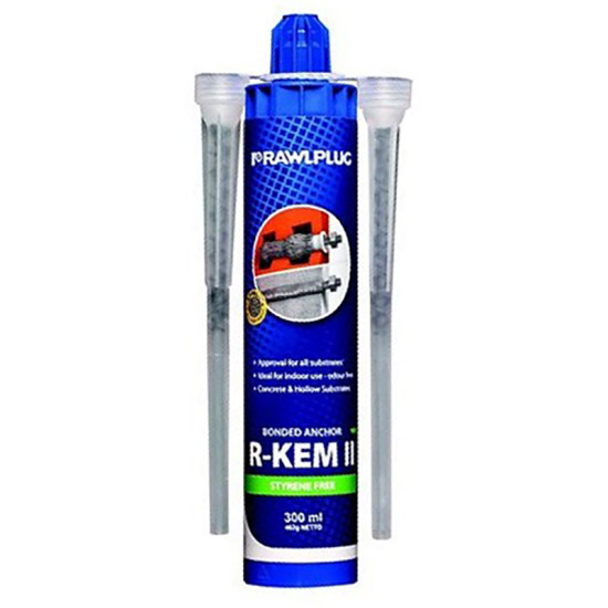 Rawlplug R-Kem II 175ml Cartridge + Nozzle Polyester Styrene Free Rawlplug R-Kem II 175ml Cartridge + Nozzle Polyester Styrene Free