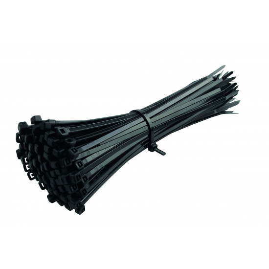 Smj Uk Ltd Cable Ties 3.2 x 180mm Black PK100 Smj Uk Ltd Cable Ties 3.2 x 180mm Black PK100