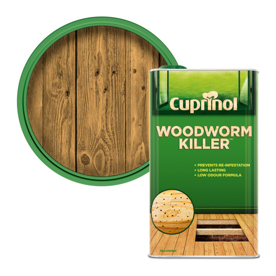 Cuprinol Woodworm Killer Water-Based 5L Cuprinol Woodworm Killer Water-Based 5L