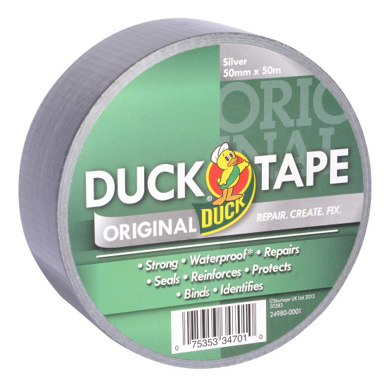 Duck Tape Original Silver 50mm x 50m Duck Tape Original Silver 50mm x 50m