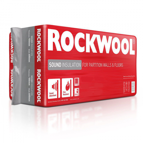 Rockwool Sound Slab 1200 x 600 x 70mm 5.76m2 Rockwool Sound Slab 1200 x 600 x 70mm 5.76m2