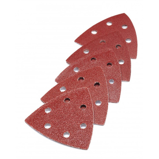 Punk 93mm Triangular Assort Sanding Pads Red 60/80/100/120/180gRIT 2 Per Grit Punk 93mm Triangular Assort Sanding Pads Red 60/80/100/120/180gRIT 2 Per Grit