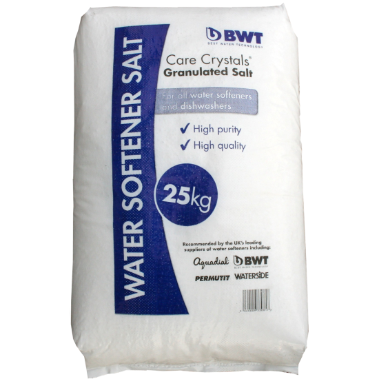 BWT Water Softener and Dishwasher Care Crystals Granulated Salt 25KG BWT Water Softener and Dishwasher Care Crystals Granulated Salt 25KG