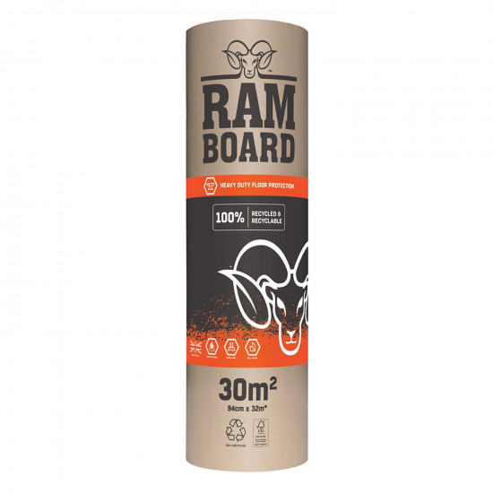 Ram Board Temporary Floor Protection 940mm x 32m Ram Board Temporary Floor Protection 940mm x 32m