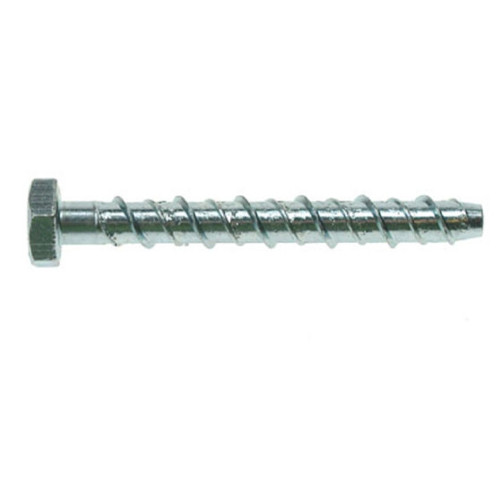 Anchor Bolt Hexagon Head M10 x 100mm Zinc Clear Pass Anchor Bolt Hexagon Head M10 x 100mm Zinc Clear Pass