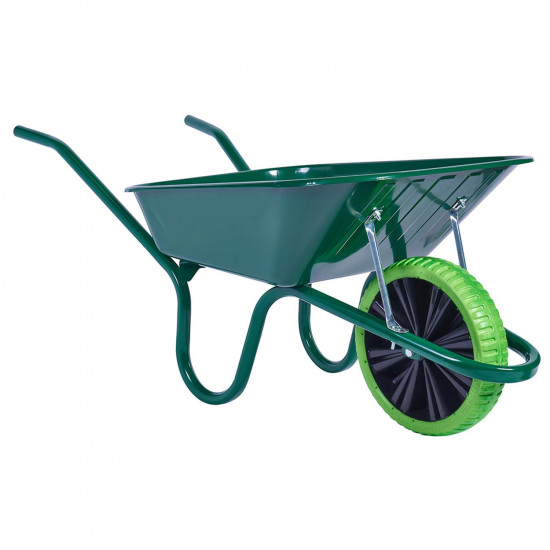 Haemmerlin Pre-Assembled Puncture Proof Tire Steel Wheelbarrow 90L Haemmerlin Pre-Assembled Puncture Proof Tire Steel Wheelbarrow 90L