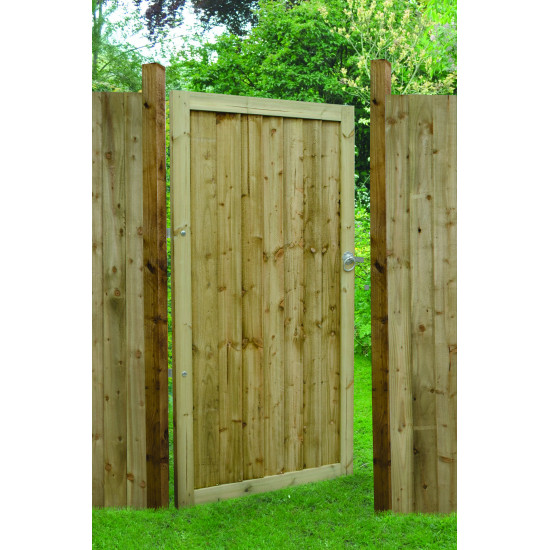 Forest Garden Pressure Treated Featheredge Gate 1800mm x 920mm Forest Garden Pressure Treated Featheredge Gate 1800mm x 920mm