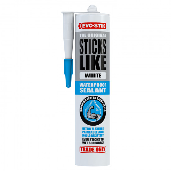 Evo-Stik Sticks Like Sealant White 290ml Evo-Stik Sticks Like Sealant White 290ml