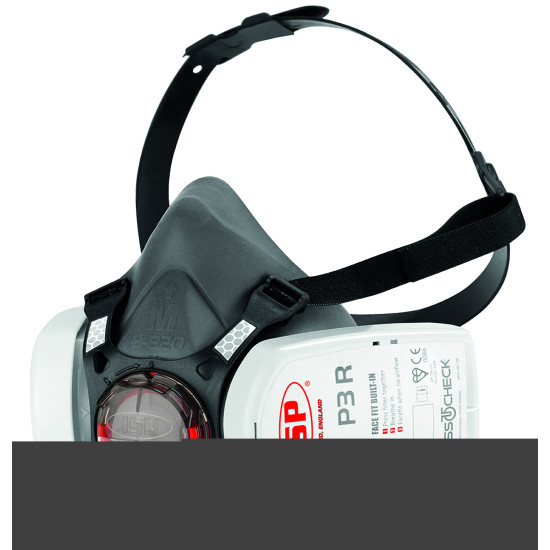 JSP Force 8 Half-Mask with Press To Check P3 Filters - Medium JSP Force 8 Half-Mask with Press To Check P3 Filters - Medium