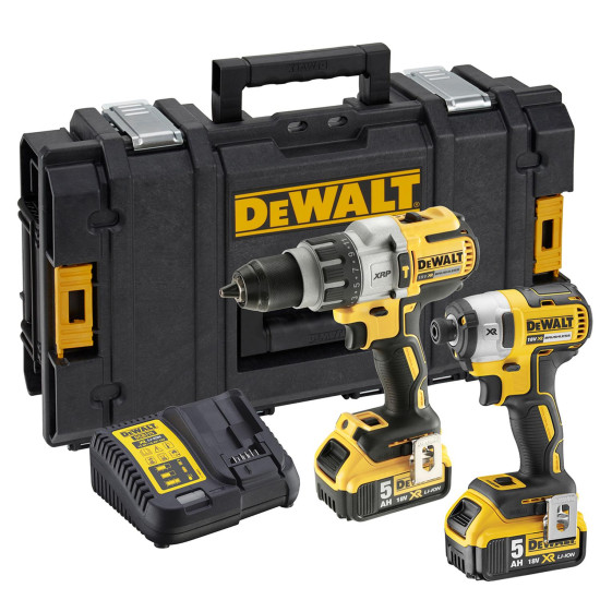 DeWalt 18V Xr Brushless Combi Drill & Impact Driver Twin Pack DCK276P2-GB DeWalt 18V Xr Brushless Combi Drill & Impact Driver Twin Pack DCK276P2-GB