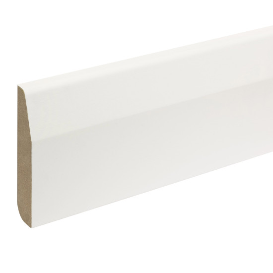 MDF Painted Truprofile Pencil/Chamfered Round Skirting 18 X 94mm x 4.4m MDF Painted Truprofile Pencil/Chamfered Round Skirting 18 X 94mm x 4.4m