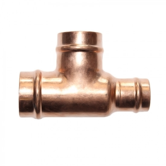Solder Ring Fitting 22 x 15 x 22 mm Reducing Tee Solder Ring Fitting 22 x 15 x 22 mm Reducing Tee