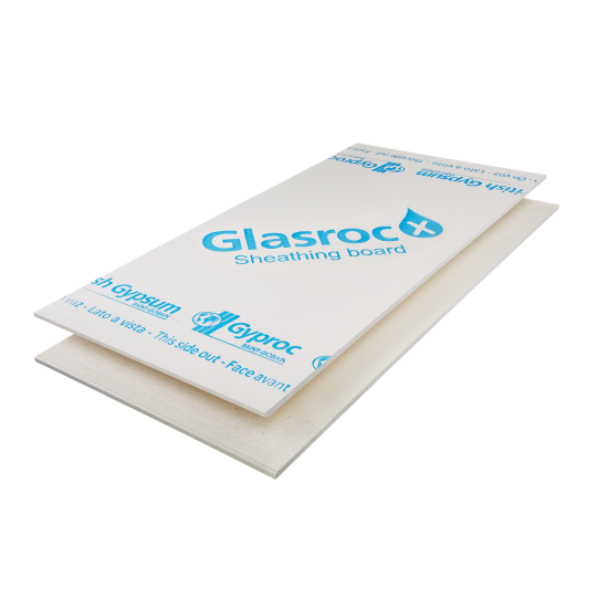 British Gypsum Glasroc x Sheathing 2400mm x 1200mm x 12.5mm British Gypsum Glasroc x Sheathing 2400mm x 1200mm x 12.5mm