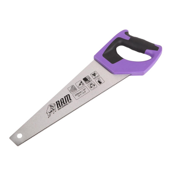 Ram 14in Soft Grip Fine Tool Box Saw RAM0029 Ram 14in Soft Grip Fine Tool Box Saw RAM0029