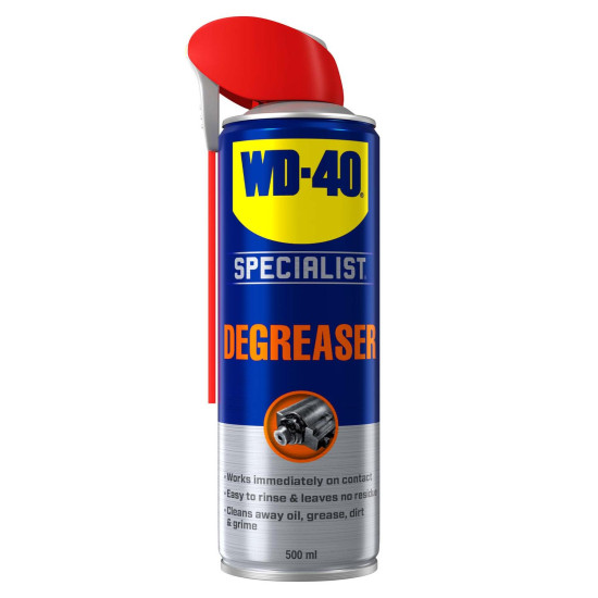 WD-40 Specialist Fast Acting Degreaser 500ml WD-40 Specialist Fast Acting Degreaser 500ml