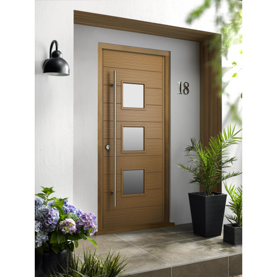 Malmo Ultimate External Front Oak Veneer Door Malmo Ultimate External Front Oak Veneer Door