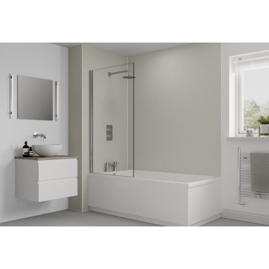 Multipanel Heritage Bathroom Wall Panel Unlipped Neutral Twill 8826 Multipanel Heritage Bathroom Wall Panel Unlipped Neutral Twill 8826