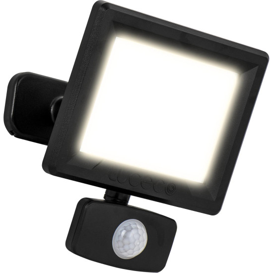 Luceco EFLD20B40P Eco Floodlight PIR Black Luceco EFLD20B40P Eco Floodlight PIR Black