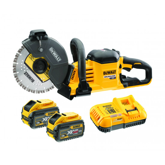 DeWalt DCS690 Cut Off Saw 230mm 54V with 2 Batteries DeWalt DCS690 Cut Off Saw 230mm 54V with 2 Batteries
