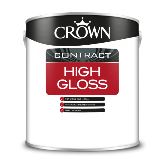 Crown Contract High Gloss 2.5L Black Crown Contract High Gloss 2.5L Black
