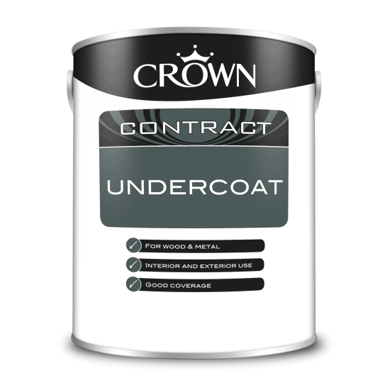 Crown Contract Undercoat 5L White Crown Contract Undercoat 5L White