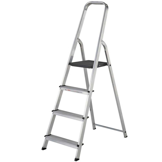 Werner 7400418L Stepladder 4 Tread High Handrail Werner 7400418L Stepladder 4 Tread High Handrail