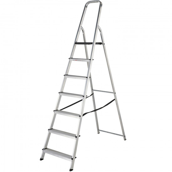 Werner 7400718L Stepladder 7 Tread High Handrail Werner 7400718L Stepladder 7 Tread High Handrail