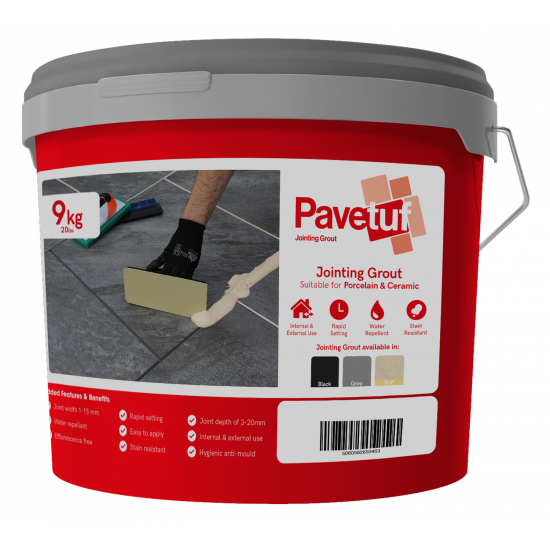 Pavetuf Jointing Grout Buff 9kg Pavetuf Jointing Grout Buff 9kg