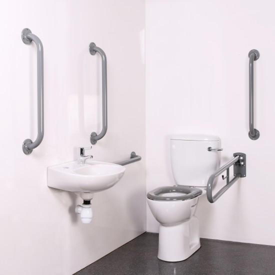 Bristan DOCM-T3 G WC pack GREY with TMV3 SOLO tap Bristan DOCM-T3 G WC pack GREY with TMV3 SOLO tap
