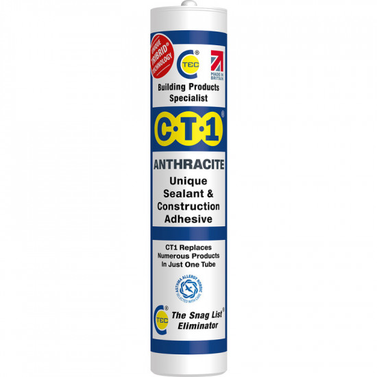 C-TEC Anthracite Sealant CT1 Tube 290ml C-TEC Anthracite Sealant CT1 Tube 290ml