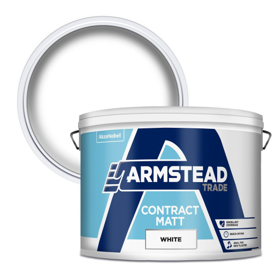 Armstead Trade Contract Matt 10L White Armstead Trade Contract Matt 10L White