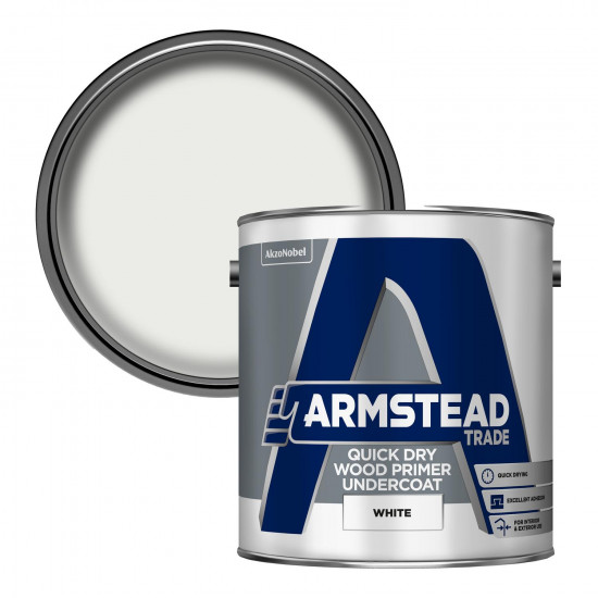 Armstead Trade Acrylic Wood Primer 2.5L Undercoat Armstead Trade Acrylic Wood Primer 2.5L Undercoat