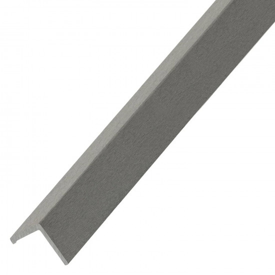 Cladco WPC Corner Trim Stone Grey 55 x 55 x 2000mm Cladco WPC Corner Trim Stone Grey 55 x 55 x 2000mm
