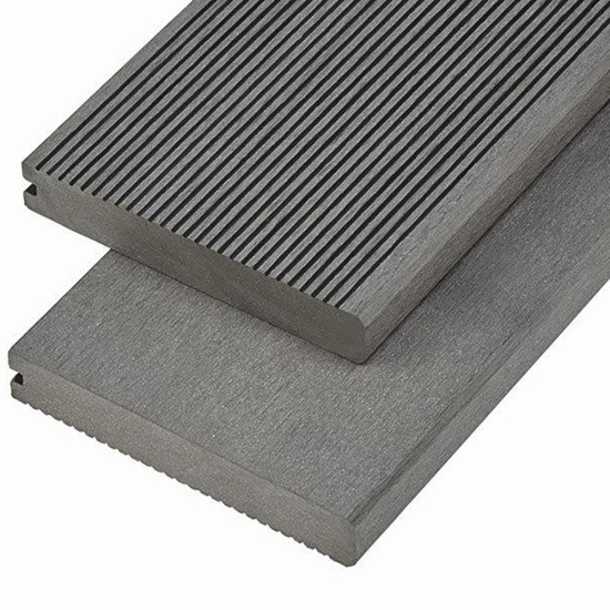 Cladco WPC Bullnose Decking Board Stone Grey 150 x 25 x 4000mm Cladco WPC Bullnose Decking Board Stone Grey 150 x 25 x 4000mm