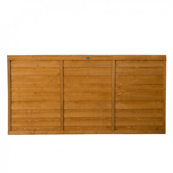 6ft x 3ft 1.83m x 0.91m Dip Treated Overlap Fence Panel - Pack of 3 6ft x 3ft 1.83m x 0.91m Dip Treated Overlap Fence Panel - Pack of 3