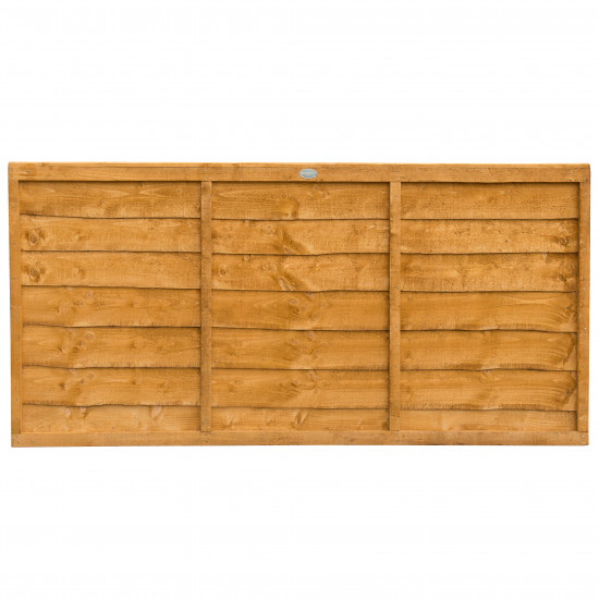6ft x 3ft 1.83m x 0.91m Dip Treated Overlap Fence Panel - Pack of 4 6ft x 3ft 1.83m x 0.91m Dip Treated Overlap Fence Panel - Pack of 4