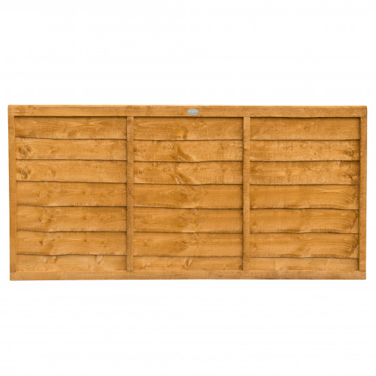 6ft x 3ft 1.83m x 0.91m Dip Treated Overlap Fence Panel - Pack of 5 6ft x 3ft 1.83m x 0.91m Dip Treated Overlap Fence Panel - Pack of 5