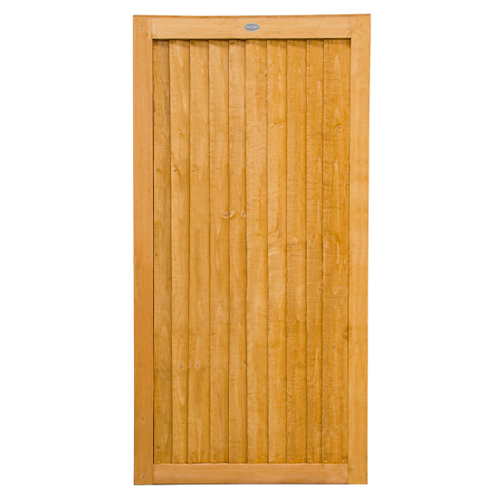 Forest Garden Closeboard Heavy Duty Timber Gate Treated 1820mm x 910mm Golden... Forest Garden Closeboard Heavy Duty Timber Gate Treated 1820mm x 910mm Golden...