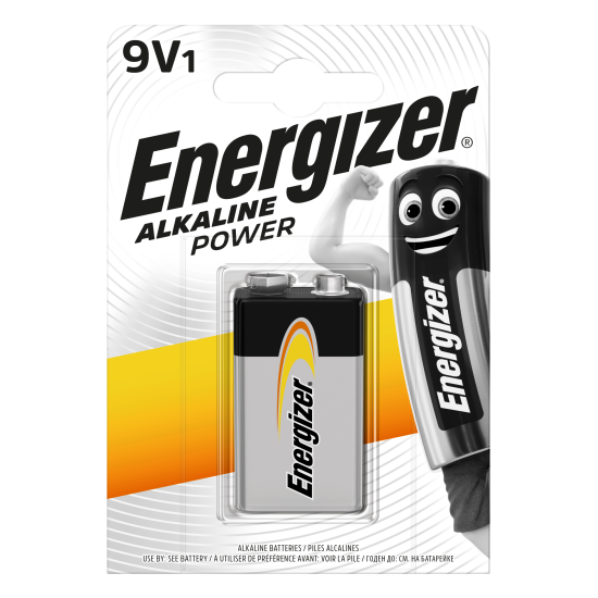 Energizer Alkaline Power 9V 522 BP Battery Energizer Alkaline Power 9V 522 BP Battery
