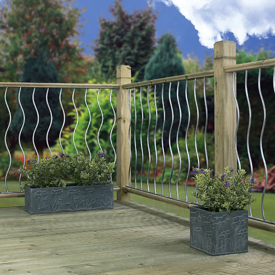 BIC Plaza Decking Panel Grey 280mm x 770mm PK 2 BIC Plaza Decking Panel Grey 280mm x 770mm PK 2