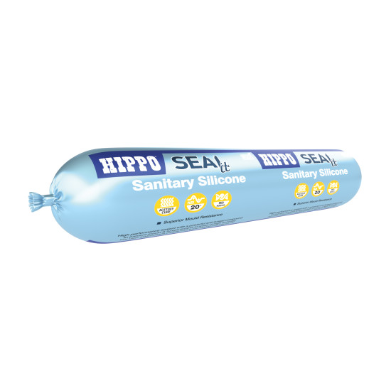 Hippo Sanitary Sealant White 400ml Hippo Sanitary Sealant White 400ml