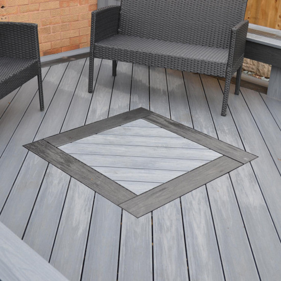Piranha Terrafuzion Composite Decking Board Slate Graphite 3600mm x 140mm x 2...